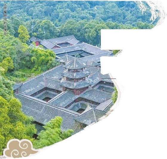 乐山日报数字报-峨眉山古建筑群<br>灵秀峨眉的人文风景